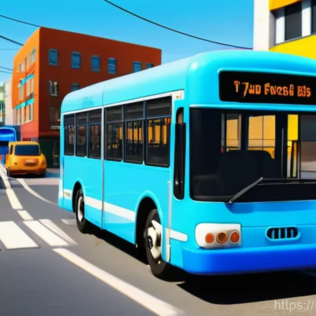 타요와 포코요 비교 - **Prompt for Tayo:**
    "A vibrant 3D animated scene of Tayo, the little blue bus, driving cheerful...