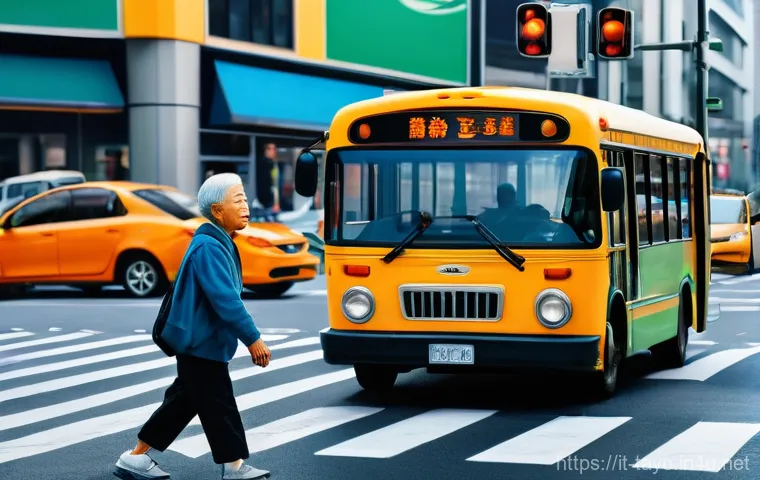 타요 시즌 2 인기 에피소드 - **Prompt:** Tayo the Little Bus, with a look of curious apprehension, bravely explores a bustling ye...