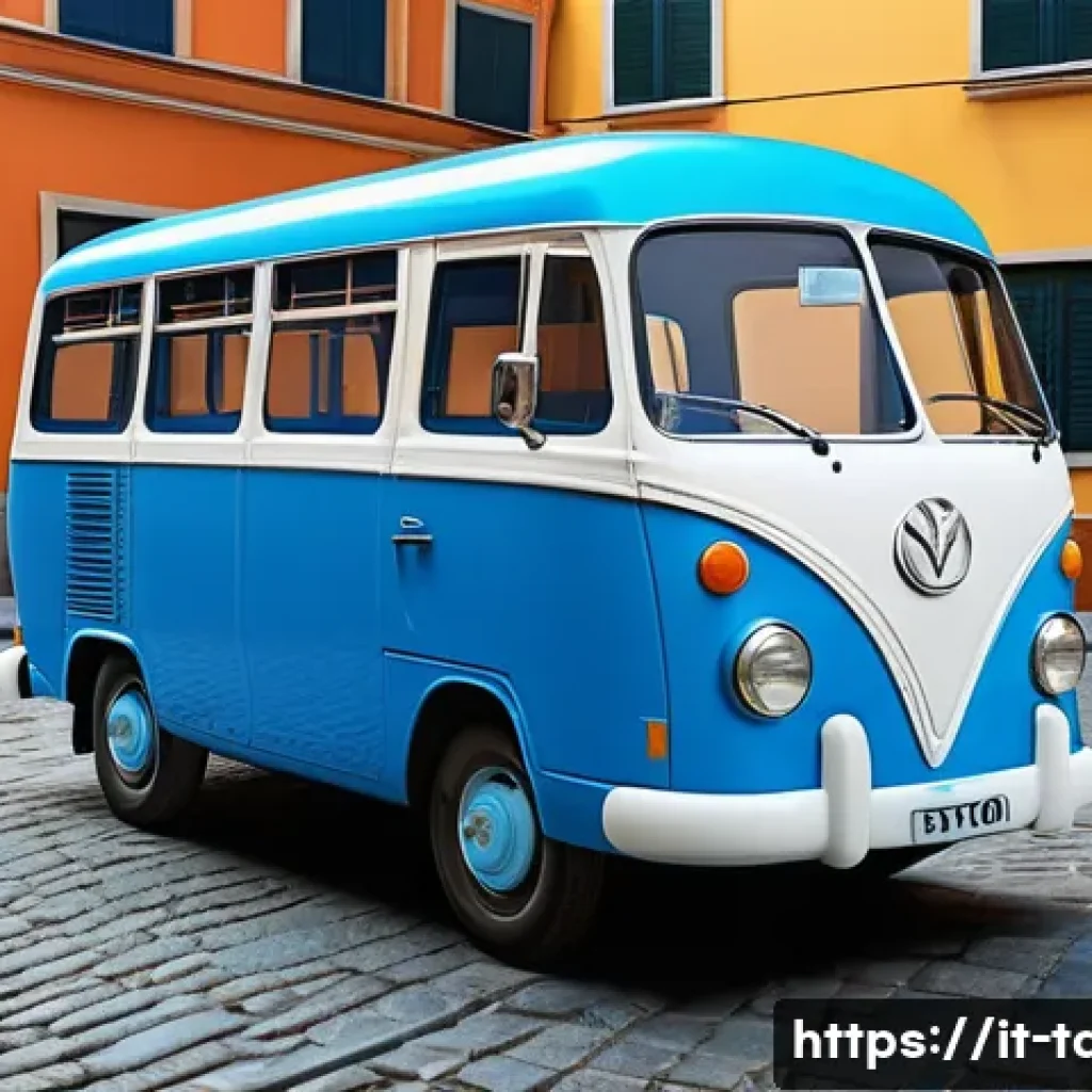 타요 캐릭터별 특징 - A vibrant, friendly blue bus named Tayo with large expressive headlights resembling eyes, smiling wa...