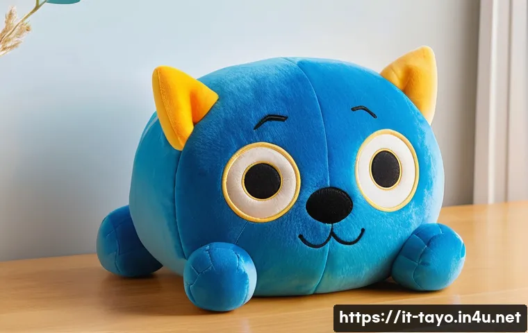 타요 관련 기념품 제작 - A high-quality plush toy of Tayo, featuring soft polyester fabric in vibrant primary colors reflecti...