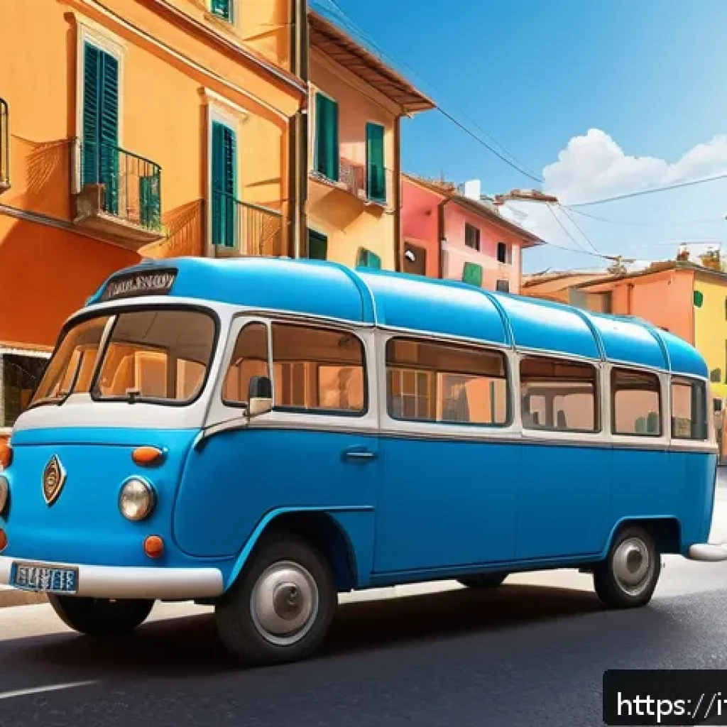 타요 에피소드 분석 - A vivid and colorful scene featuring Tayo, the small blue bus with a friendly and slightly clumsy ex...